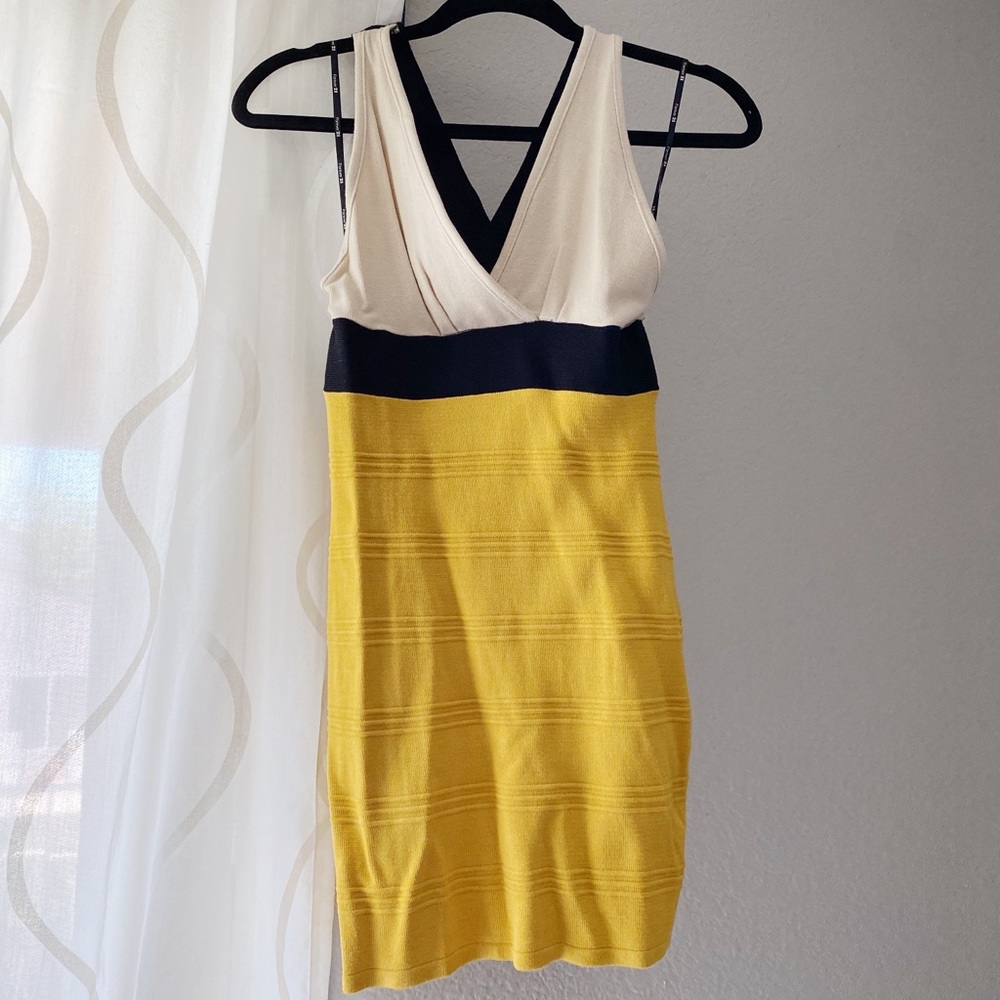 Block Colored Stretchy Dress